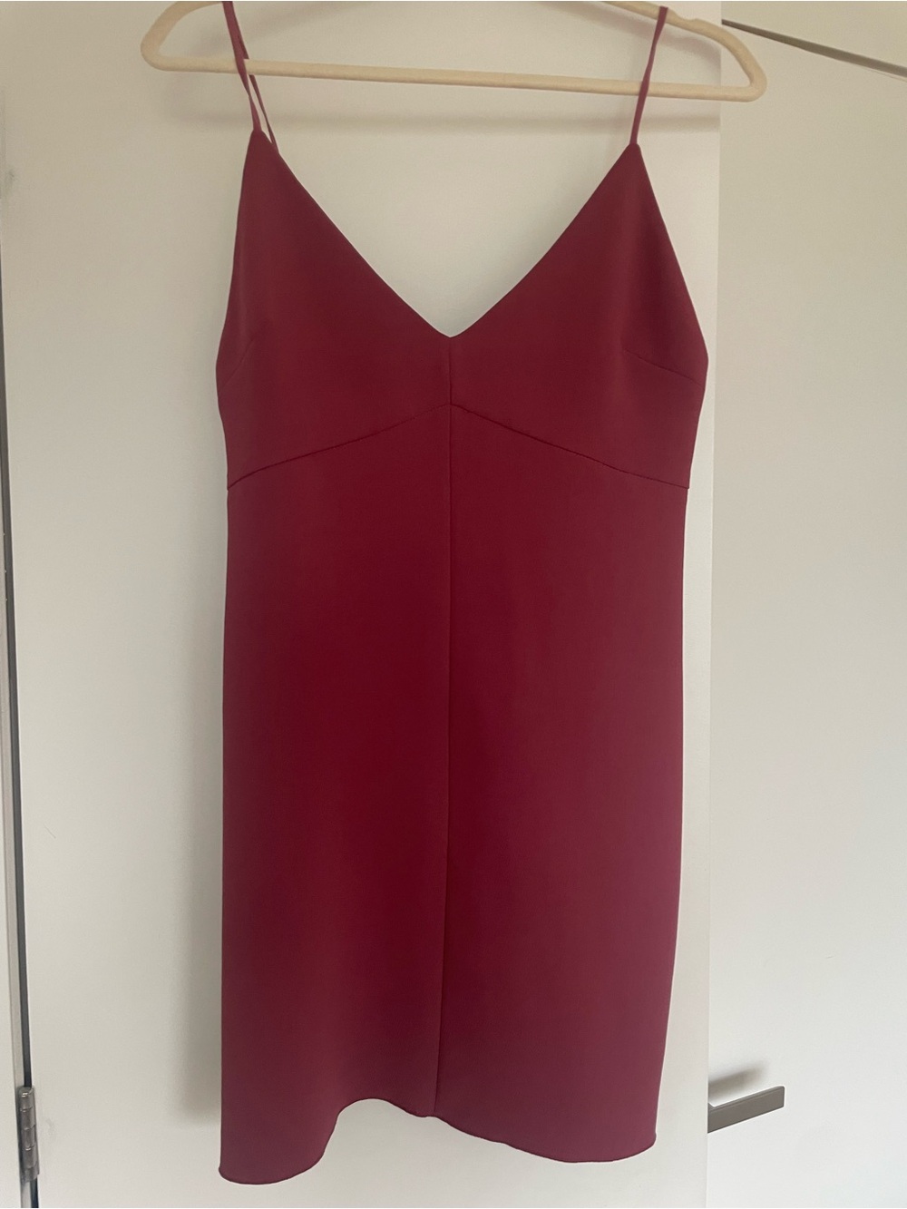 Wilfred Burgundy Wine Mini Dress Aritzia - worn twice